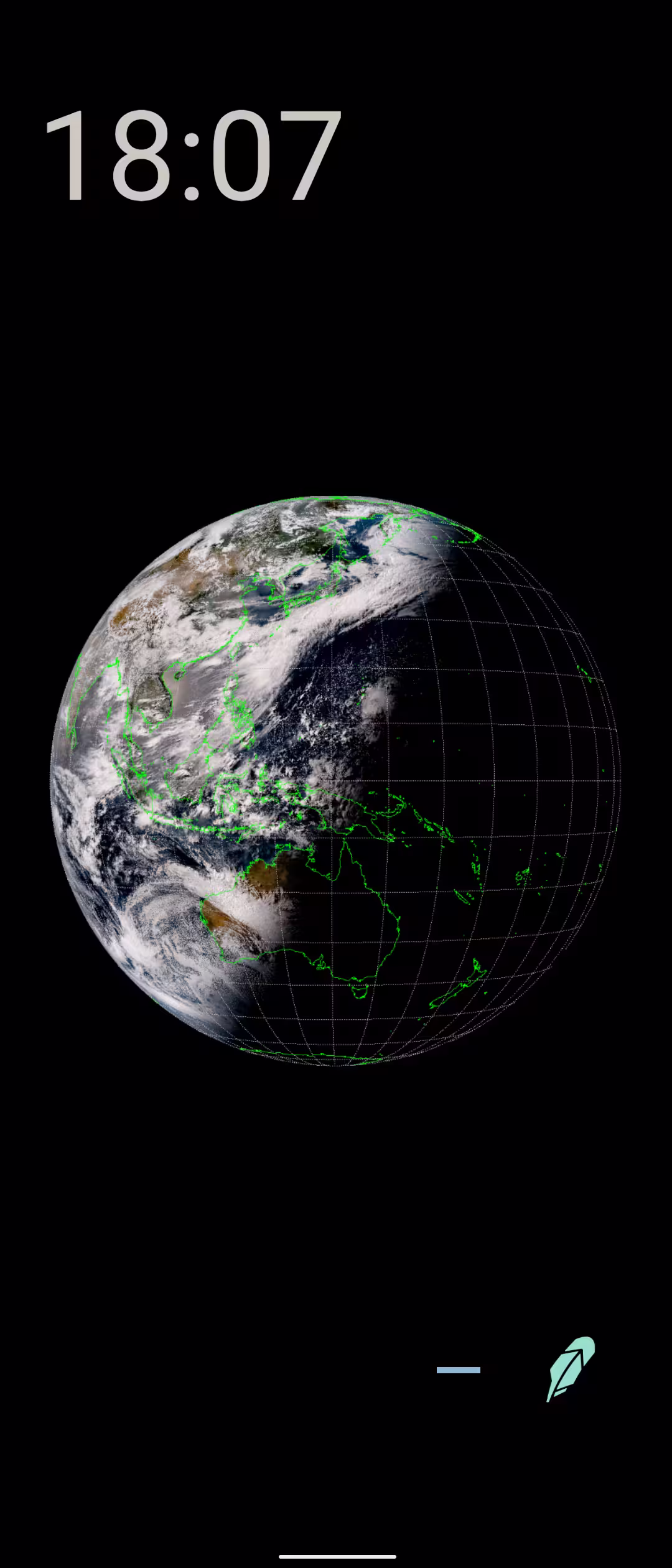 2021年6月21日夕方の地球の壁紙