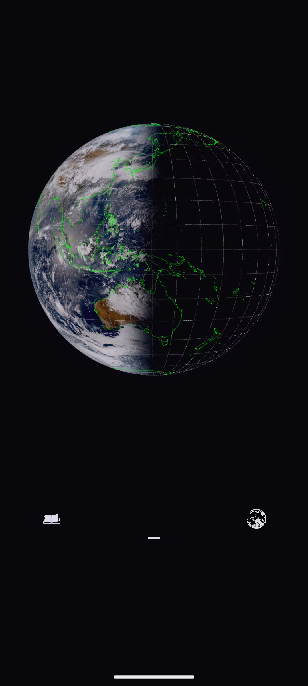 2024年3月24日夕方の地球の壁紙