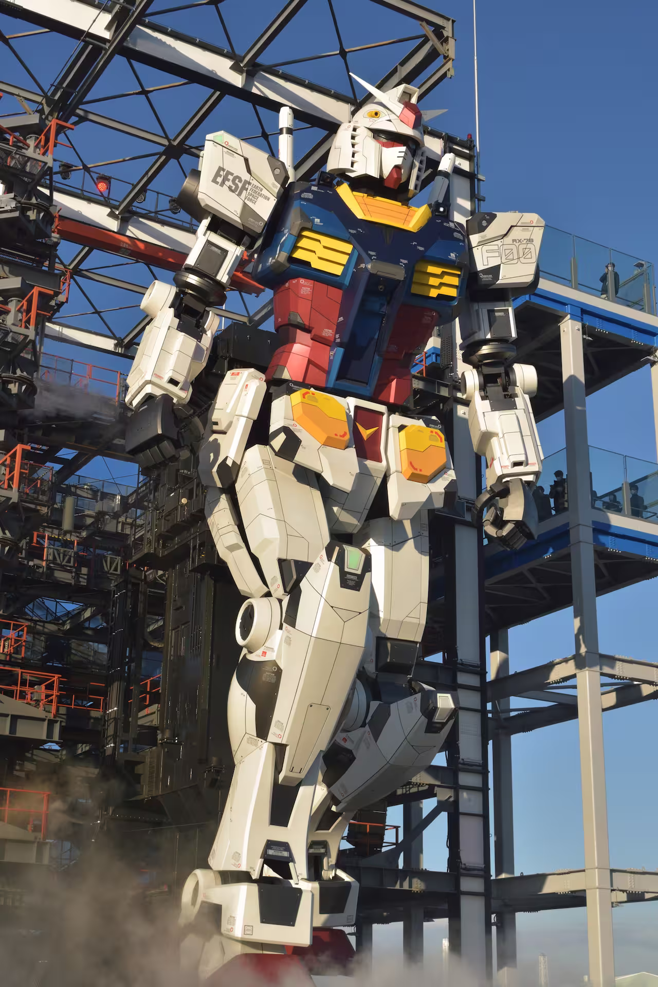 歩く実物大ガンダムRX-78-F00