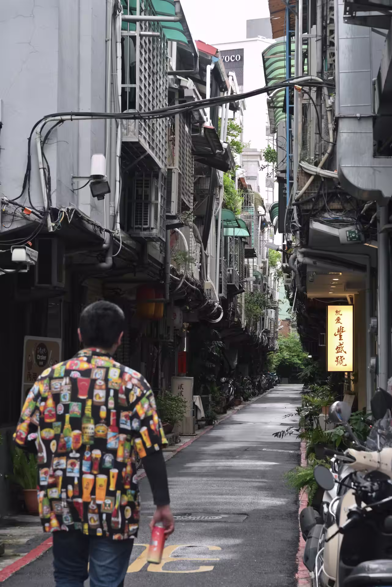 独特の雰囲気を醸し出す台北の路地裏